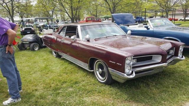 1966 pontiac grand prix 73477 miles maroon coupe 389 v8 automatic