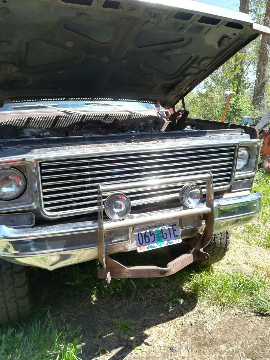 1978 chevrolet k-20 pickup brown 4wd automatic silverado
