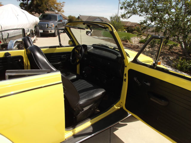 1973 vw super beetle bug convertible