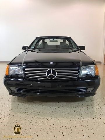 1994 mercedes-benz sl-class sl 500 roadster 2d black convertible v8, 5.0 liter a