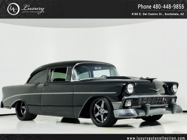 1956 chevrolet bel-air coupe twin turbo v8 resto-mod