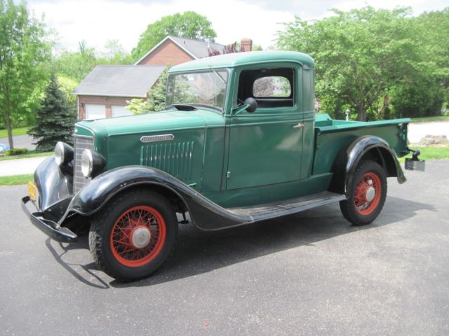 1934 international harvester c-1 pickup-low miles-great shape-ready to drive!