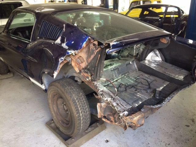 ford mustang fastback 1967 body shell