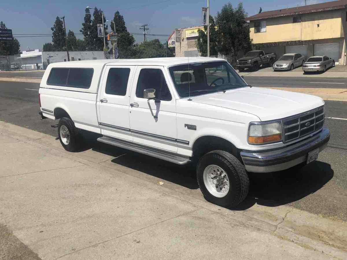 1992 ford f-350 pickup white 4wd automatic
