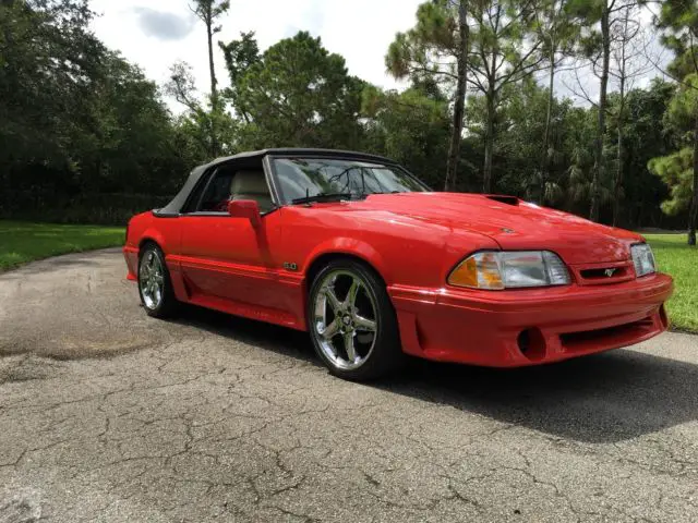 1989 ford mustang gt 5.0 convertible - clean title, foxbody