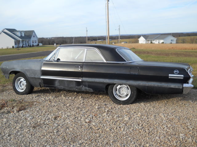 1963 chevy impala 2 door hardtop project car