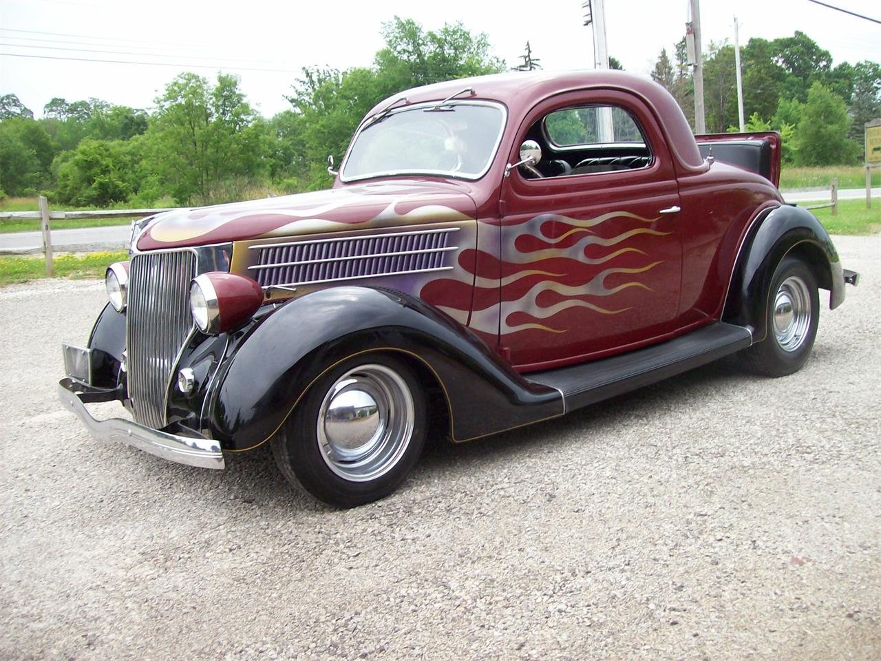1936 ford 3-window coupe