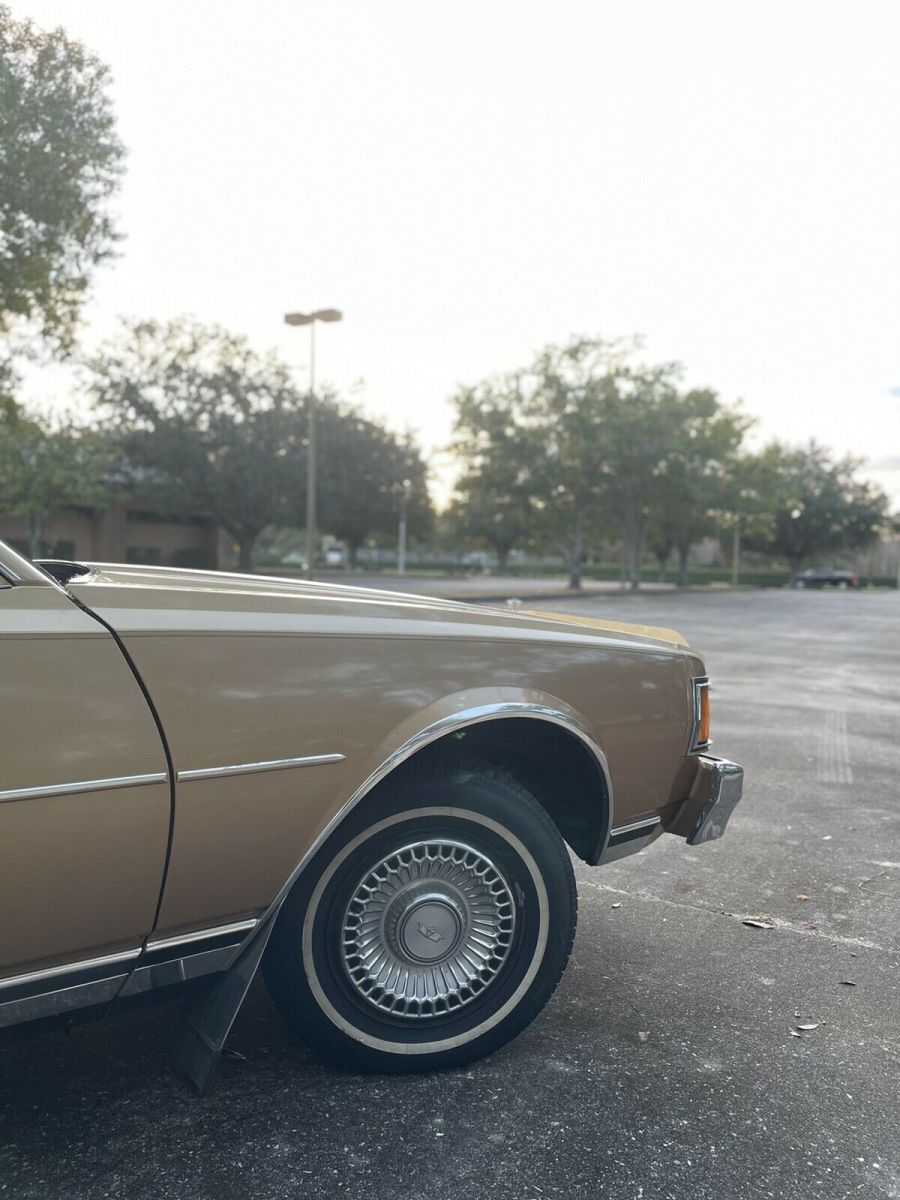 1978 chevrolet caprice sedan brown rwd automatic