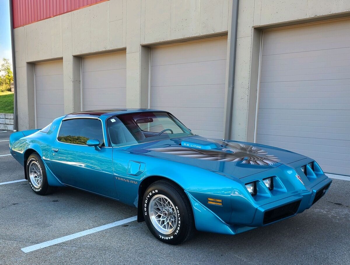 1979 pontiac firebird trans am coupe blue rwd automatic ws6