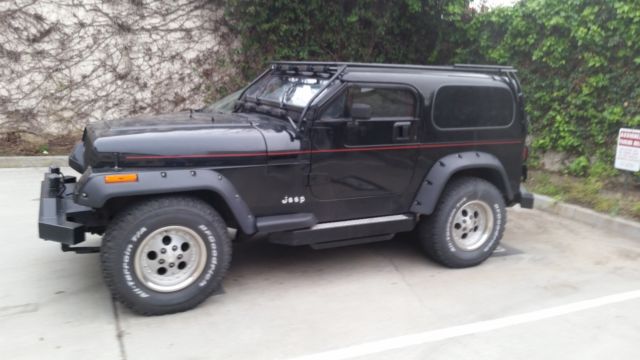 1992 jeep wrangler s custom 10" chop with hard top professionally done