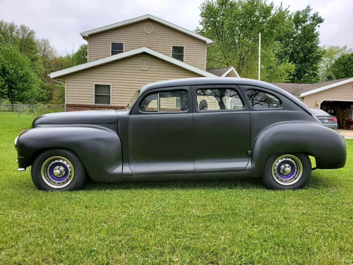 1946 plymouth deluxe sedan black rwd automatic basic