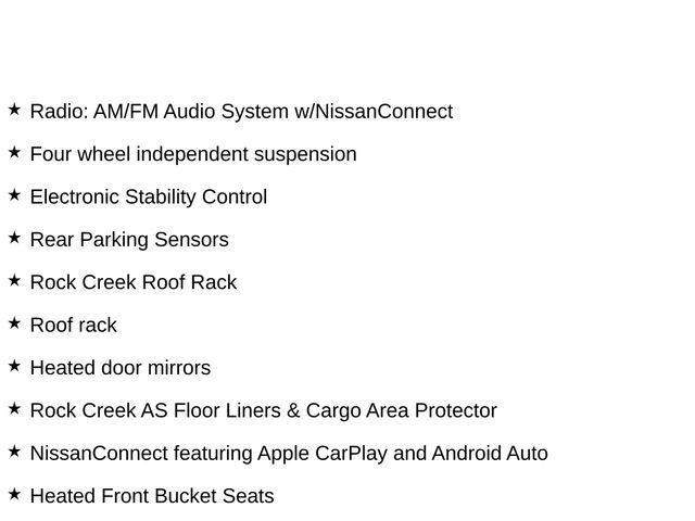 2023 nissan pathfinder rock creek 4wd