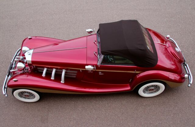 thoroughbred 1936 mercedes benz 540k 500k replica ford mustang ii engine &tranny