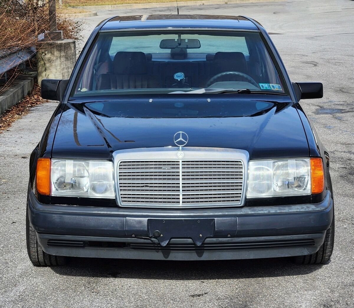 1989 mercedes-benz 260e sedan black rwd automatic e