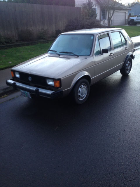 1981 volkswagen rabbit diesel 5 speed no rust original paint