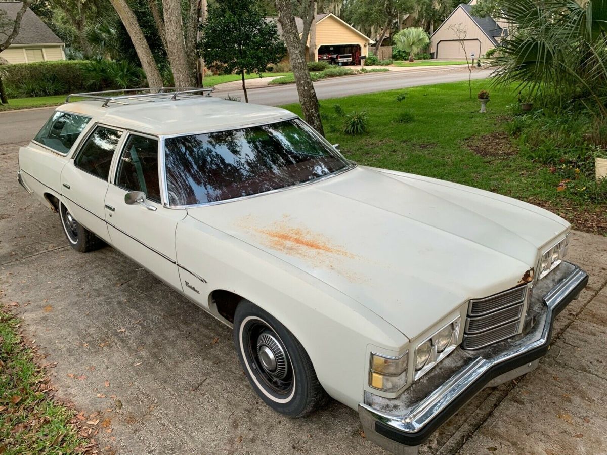 1975 pontiac catalina safari station wagon in survivor condition, great cruiser