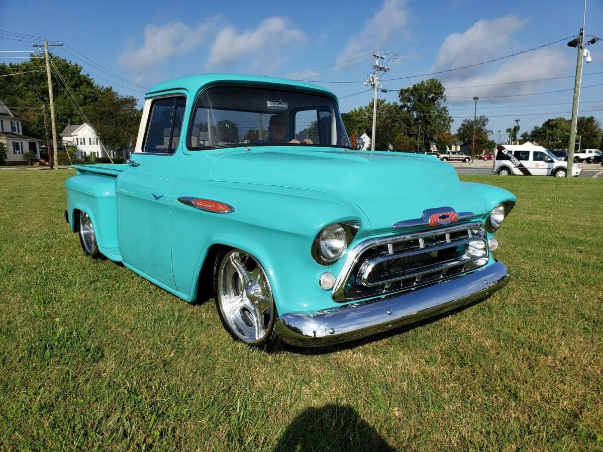 1957 chevrolet pickup pickup green rwd automatic