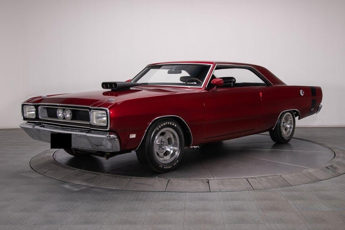 1969 dodge dart maroon hardtop 340 v8 28000 miles