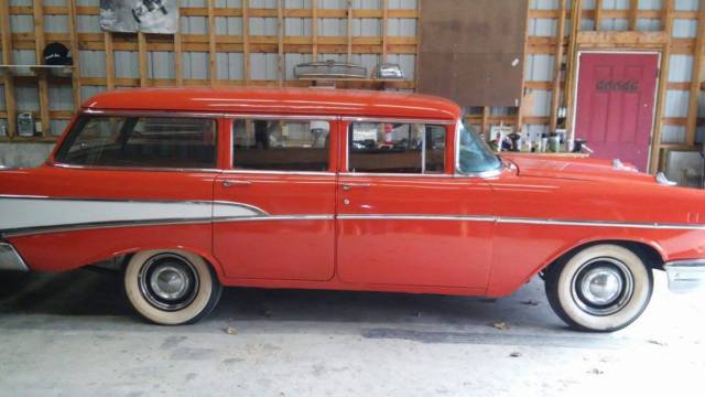 1957 chevrolet bel air station wagon, chevy.nomad, hot rod,classic car,muscle