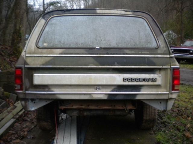1987 dodge ramcharger 4x4