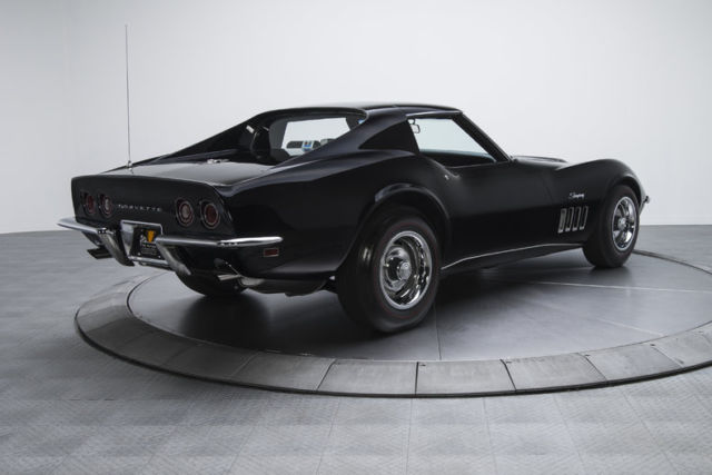 1969 chevrolet corvette sting ray 84264 miles tuxedo black coupe 427/435 hp turb