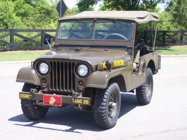 outstanding 1953 willys m38a1 military jeep under 12,000 miles show and go!!