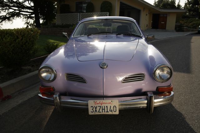 lilac '72 vw karmann ghia