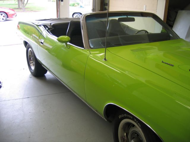 1970 plymouth barracuda cuda convertible