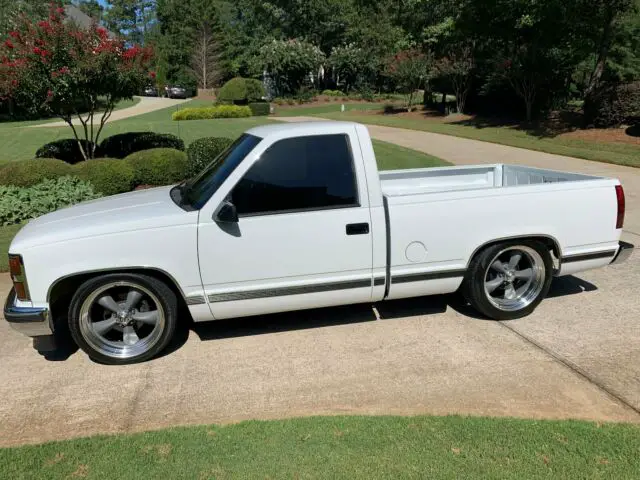 1993 chevrolet c1500 silverado restored 88k mile white gray with 20" americans