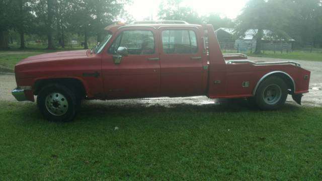 1991 chevrolet 3500/ c30 western hauler crew cab