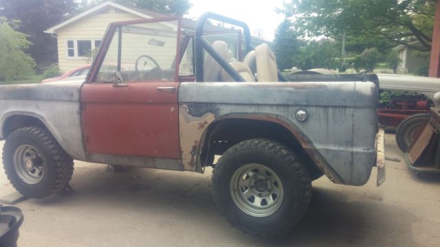1969 early ford bronco u14 roadster half cab classic 302 automatic project 66 77
