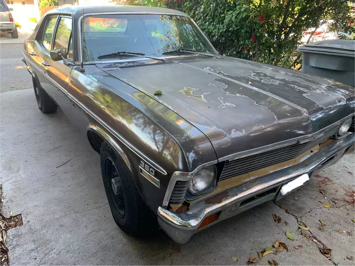 1972 chevrolet nova runs and drives california title