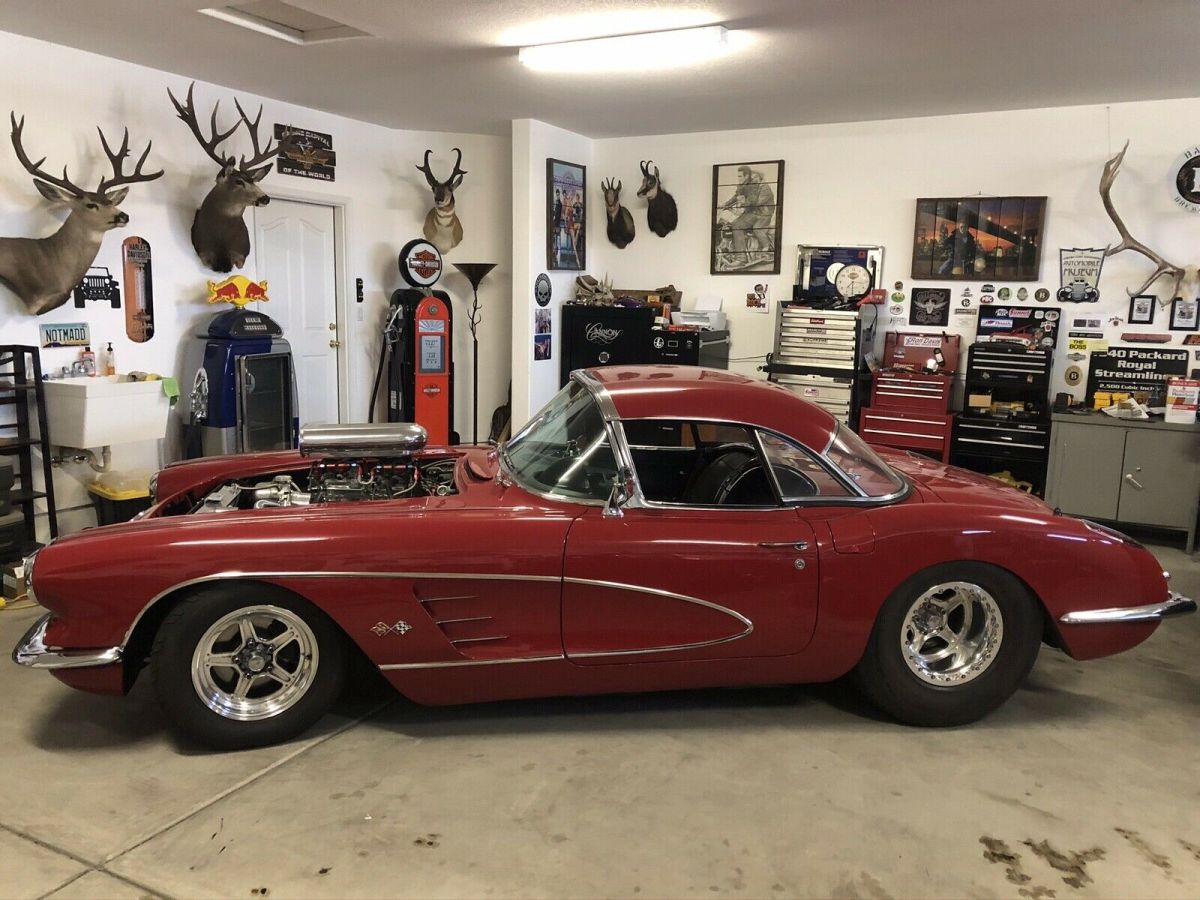 1959 chevrolet corvette convertible red rwd automatic