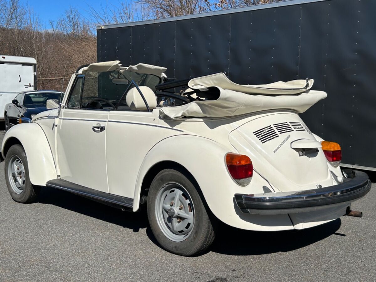 1977 volkswagen beetle convertible champagne edition 1.6l engine