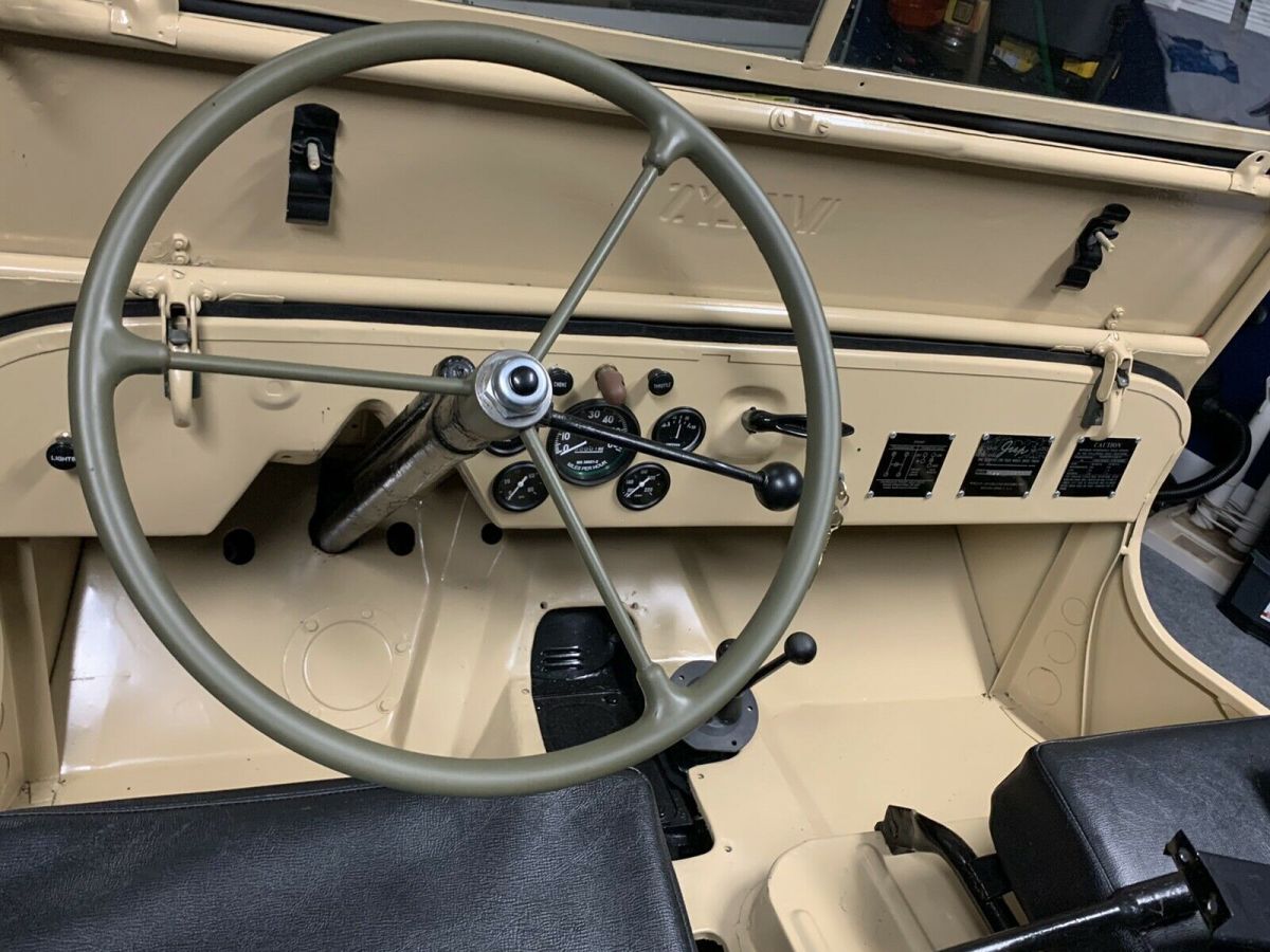 1945 willys cj-2a brown 4wd manual