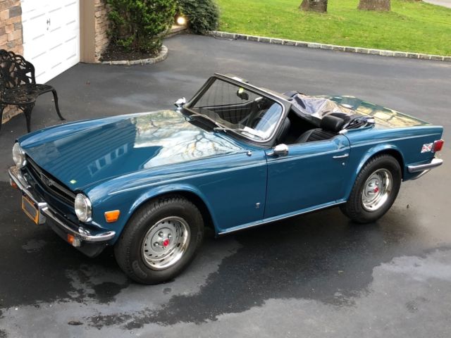 1975 triumph tr6, body-off restored, overdrive