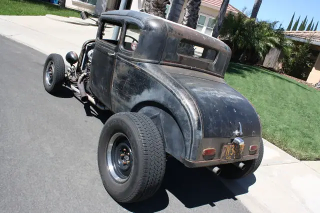 1929 ford model a chopped coupe, california car, v8