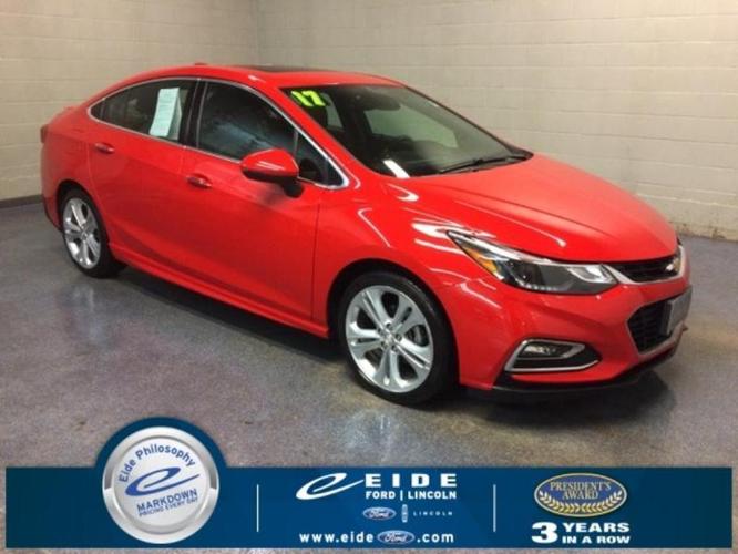 2017 chevrolet cruze premier auto premier auto 4dr sedan for sale in bismarck, north dakota