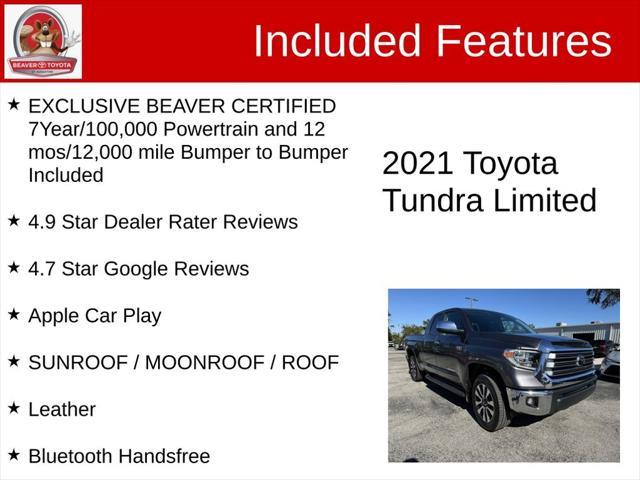 2021 toyota tundra limited