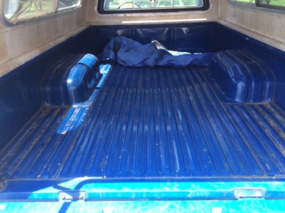 1982 toyota 4x4 hilux pickup truck with camper top. a stunning original