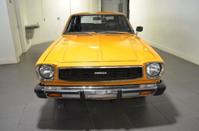 1977 toyota corolla sr5 liftback 37745 miles orange manual