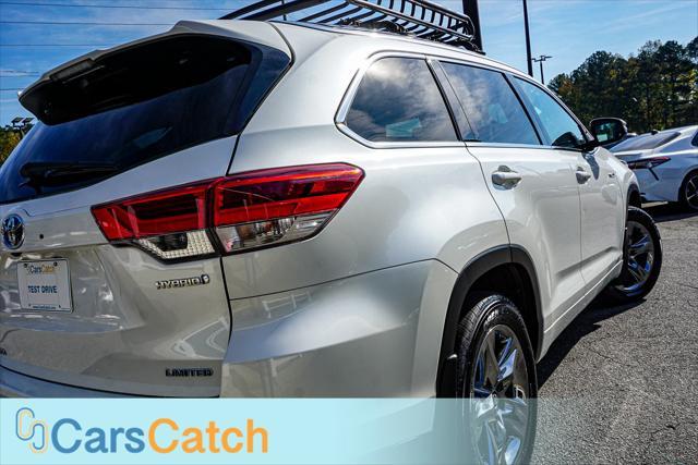 2019 toyota highlander hybrid limited