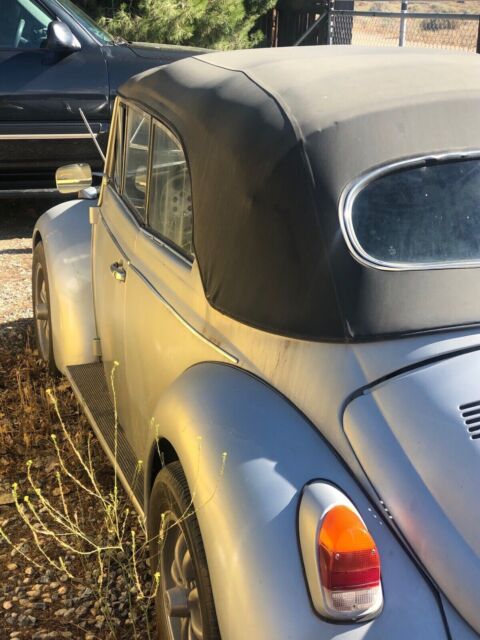 1968 volkswagen beetle convertible grey rwd manual convertible