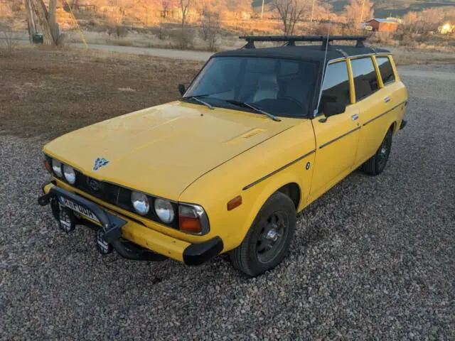 1978 subaru gl wagon 4wd car