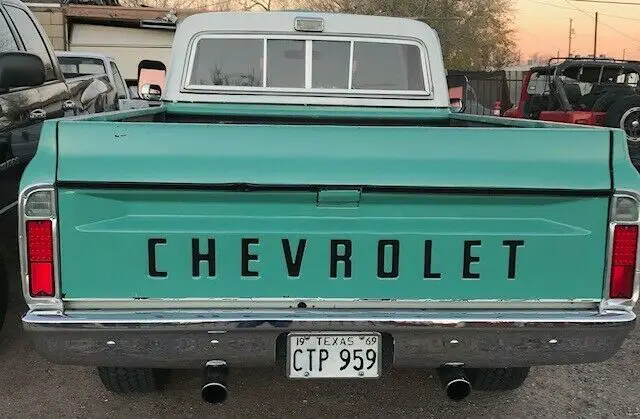 1969 chevrolet c20 pickup truck, 2 wheel drive, 3/4 ton longwide bed