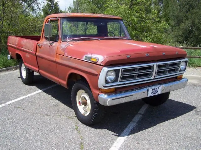 1971 ford f100 4x4 high boy v8 4 speed, mechanically restored and ready for fun
