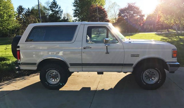 1990 ford bronco xlt 4x4 original california vehicle