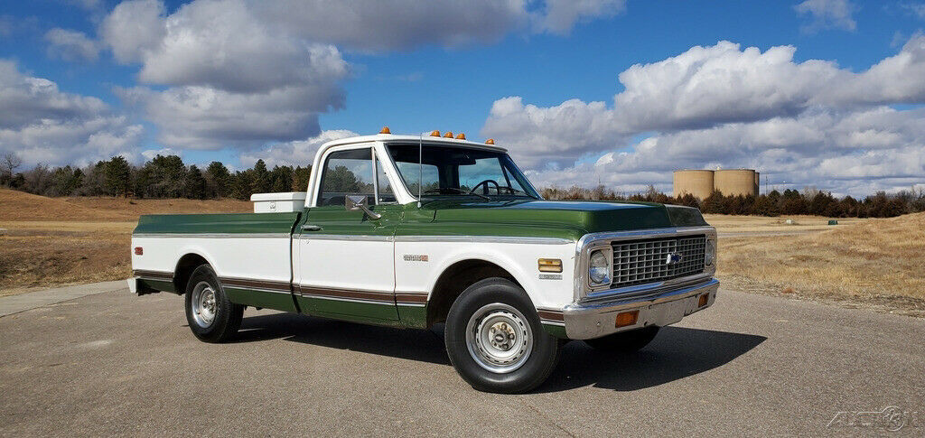 1972 chevrolet cheyenne 1500 pick up truck, solid chevy truck