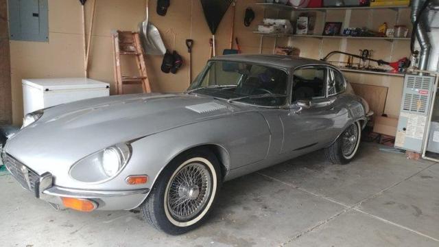 1973 jaguar xke 37285 miles greay coupe v12 automatic