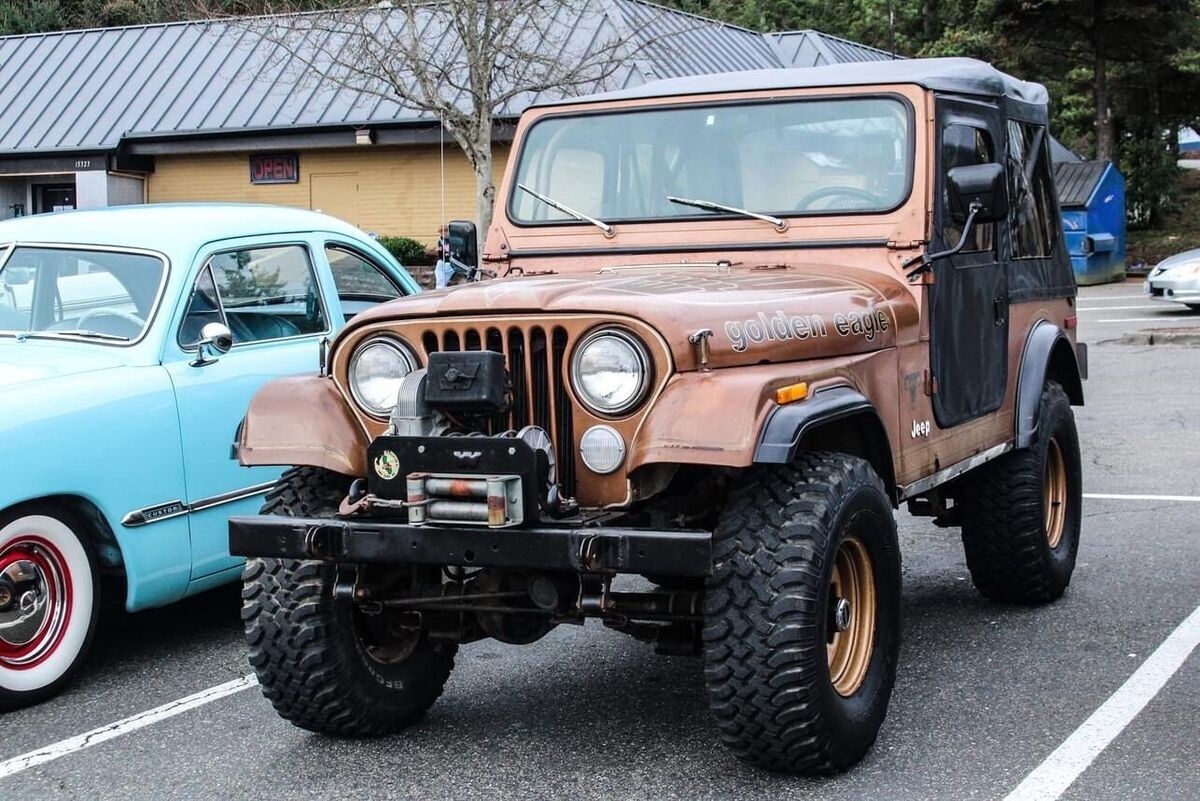 1979 jeep cj-7 suv brown golden eagle